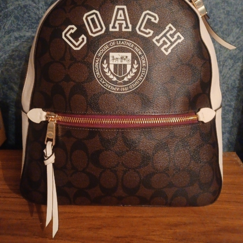 Coach Brown Backpack